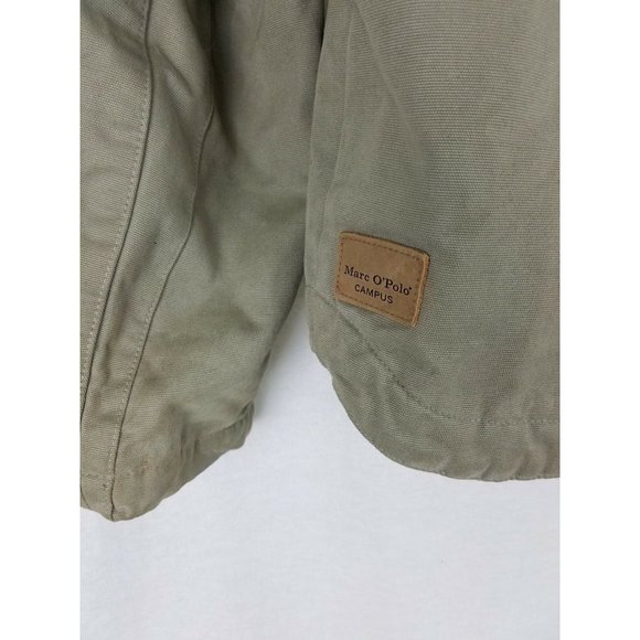 Marc O'Polo Campus Stockholm Patch Canvas Quilted Bomber Jacket Mens M Gote Huss - Picture 4 of 12